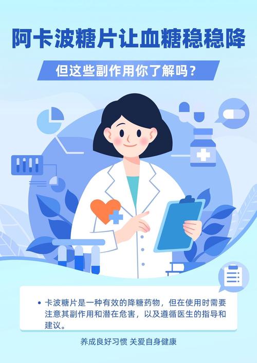 阿卡波糖副作用有哪些?:司美格鲁肽降糖药有副作用吗